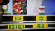 She says the Nutella hazelnut spread is less expensive than the Life Cuisine cauliflower crust pepperoni pizza.