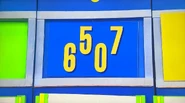Henrietta is going to use 3 of the numbers for the price of the foosball table.