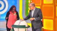 Her third draw is a 7. She thinks it's the third number but is incorrect.