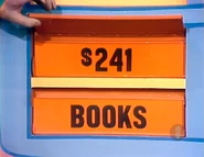 She keeps the books. The food center is $241 and goes into the give column.