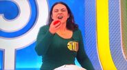 Melanie's fifth draw is a second strike.