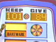 ...for a total of $101. She wins the Polaris Cutlass snowmobile!