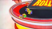 On his second roll, he has 2 cars and $2,500. He decides to roll again.