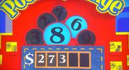 She says the fourth number is a 9 but is incorrect. The car is now $1.25.