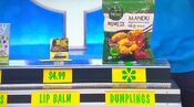 V-Esther says the Bibigo dumplings are more expensive than the Sunbum coconut lip balm.