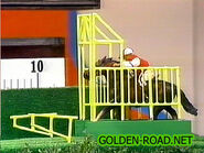 Here's the horse and jockey that will eventually cross the Finish Line...we hope!