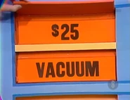 He keeps the vacuum. The facial kit is $25 and goes into the give column for a total of $66.