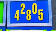 He is going to use all 5 numbers for the price of the Kia K4 LXS in Snow White Pearl.
