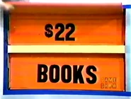 He keeps the books. The slacks are $22 and go into the give column.