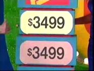 $3499 is the right price and the contestant chose right.