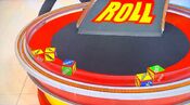 On her first roll, she has 3 cars and $2,500. She decides to roll again.