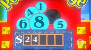 She says the second number is a 4. She is correct.