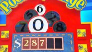 He says the fourth number is a 5 but is incorrect. The car is now $1.50.