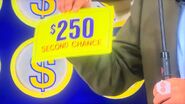 On her third & last punch, she has $250 and a second chance.