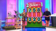 Here the special twist, if Nicole skips the free digit and guesses the correct price of the Margaritaville frozen drink machine...