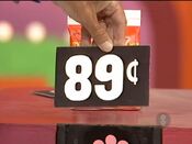 The price of the Zebbie's tempura mix.