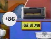 He thinks the toaster oven is $36. He is correct.