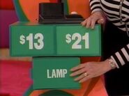 Is the lamp $13 or $21?