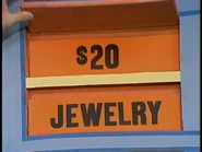 She keeps the jewelry. The food saver is $20 and it goes into the give column...