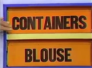 The next two prizes are a blouse and containers.
