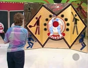 Her second throw did not go in either.