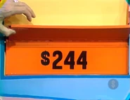 The books are $244.