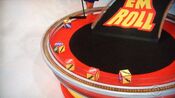 On his first roll, he has 2 cars and $2,500. He decides to roll again.