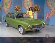 It's a 1973 Chevrolet Vega sedan.