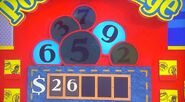 He says the second number is a 6. He is correct.