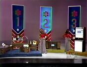 She picks the Carnegie stereo cabinet.