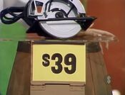 The price of the Trustworth circular saw.