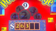 Arlene says the fourth number is a 7 but is incorrect. The car is now $1.25.