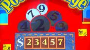 She says the last number is a 7. She is correct.