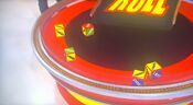 On his first roll, he has 3 cars and $1,500. He decides to roll again.