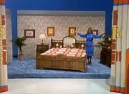 Almeda is playing for a Casablanca bedroom worth $2,396.
