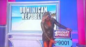 He picks the trip to Puerto Plata, Dominican Republic.