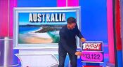She picks the trip to Brisbane, Australia.