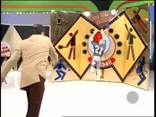 His first throw did not go in.