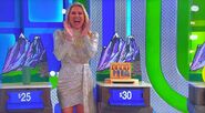 She bids $30 and is exactly right.