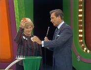 Mary-Ann's first draw is a strike.