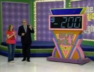 ...-$200. She needs to make that much or more to win.