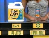 She says the Ester-C vitamins are more expensive than the Tidy Cat litter.