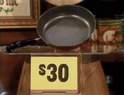 The price of the skillet is $30.