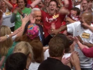 Bob Barker would enter through the audience aisle for a couple of reasons.