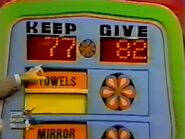 ...for a total of $77 in the keep column.
