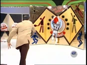 His second throw did not go in either.