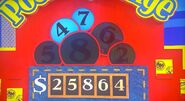 She says the last number is a 4. She is correct.