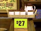 The price of the coffee set is $27.