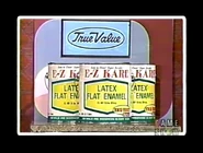 ...and three cans of True Value EZ-Kare enamel.