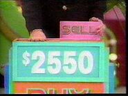 This contestant elected to sell this first prize, a grandfather clock.